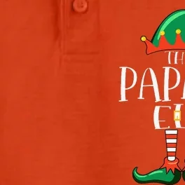 Grandpa Elf Christmas Pajamas Family The PAPAW Elf Dry Zone Grid Performance Polo