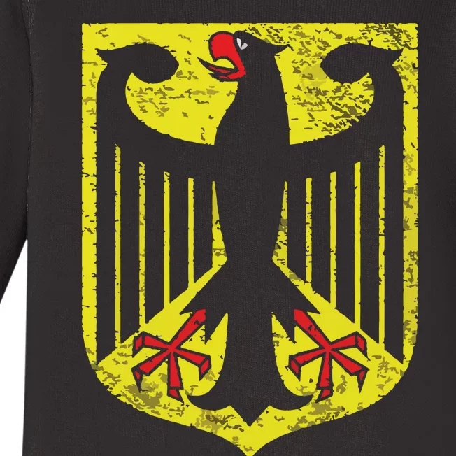 GERMAN EAGLE COAT OF ARMS GERMANY FLAG Baby Long Sleeve Bodysuit