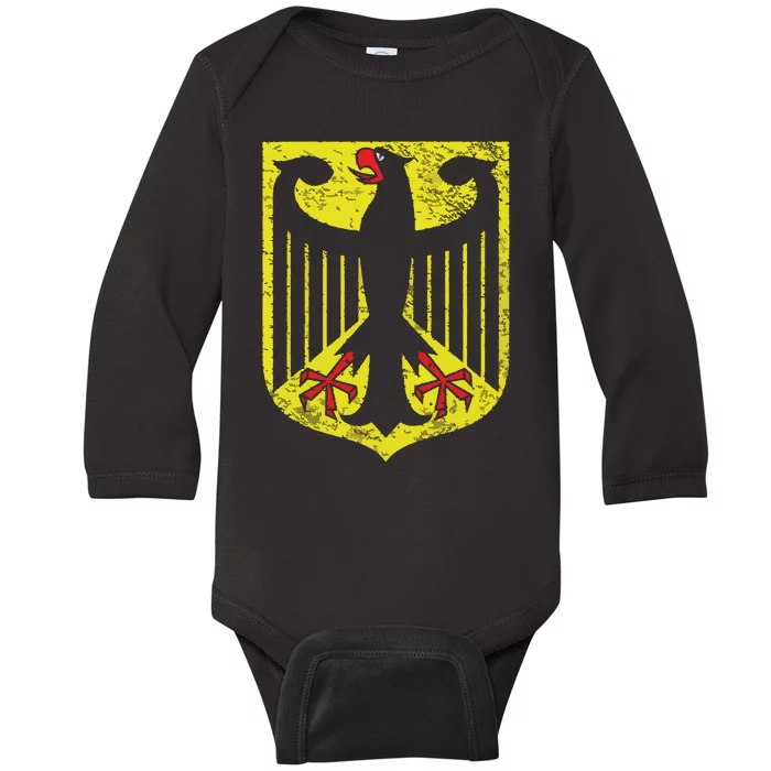 GERMAN EAGLE COAT OF ARMS GERMANY FLAG Baby Long Sleeve Bodysuit