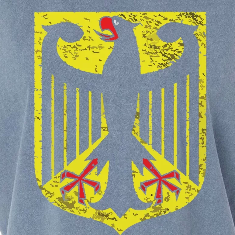 GERMAN EAGLE COAT OF ARMS GERMANY FLAG Garment-Dyed Women's Muscle Tee