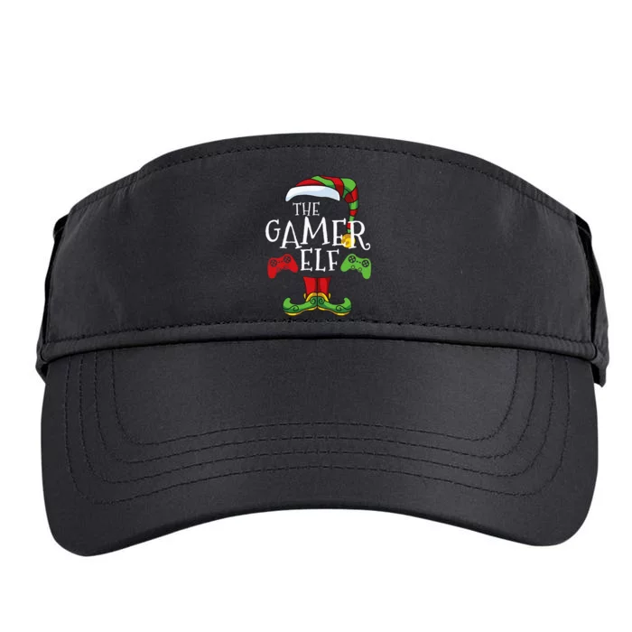 Gamer Elf Christmas Family Matching Funny IM The Gaming Elf Adult Drive Performance Visor