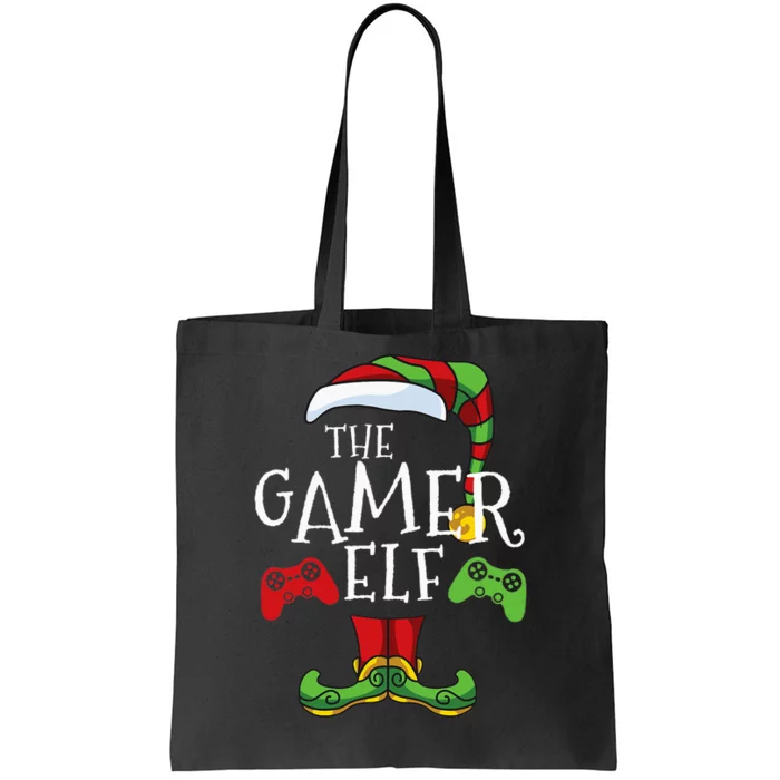 Gamer Elf Christmas Family Matching Funny IM The Gaming Elf Tote Bag