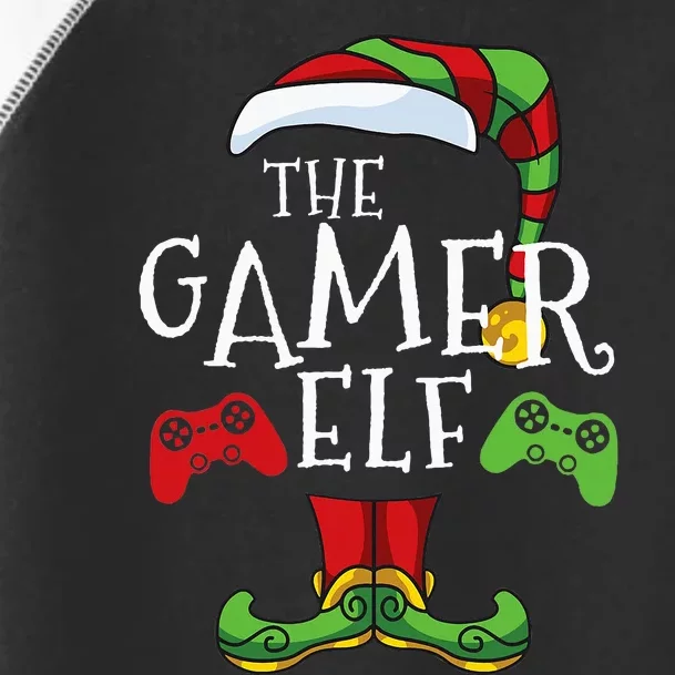 Gamer Elf Christmas Family Matching Funny IM The Gaming Elf Toddler Fine Jersey T-Shirt