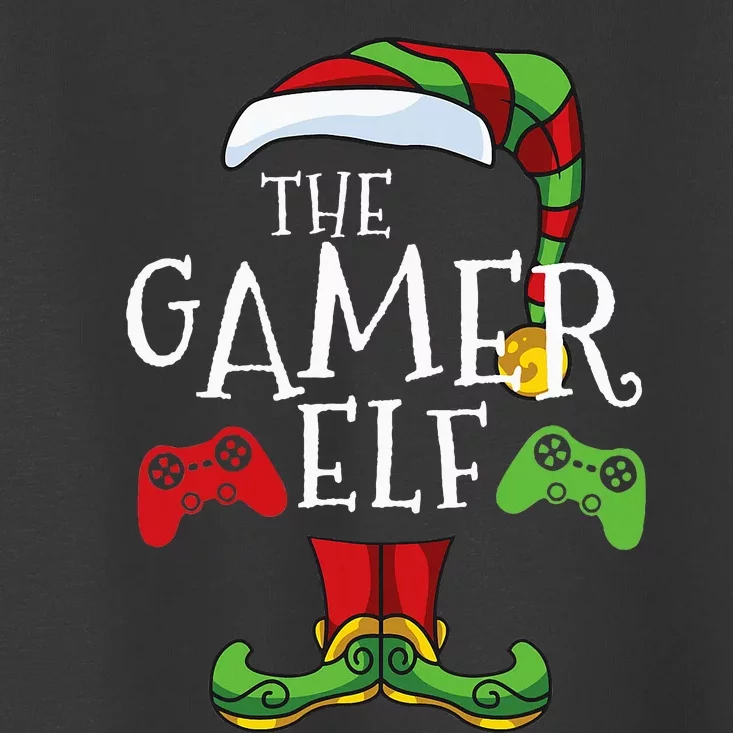 Gamer Elf Christmas Family Matching Funny IM The Gaming Elf Toddler T-Shirt