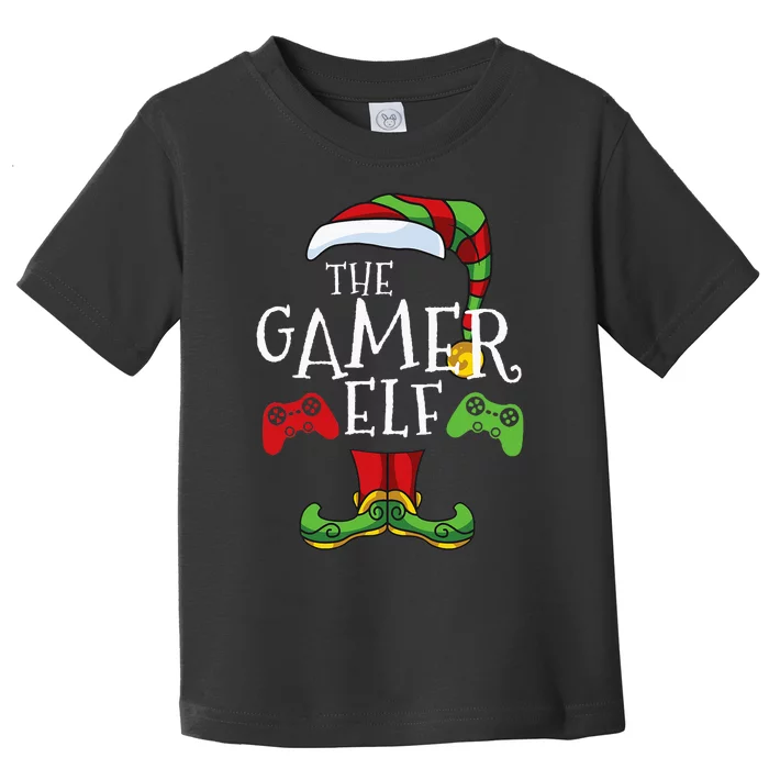 Gamer Elf Christmas Family Matching Funny IM The Gaming Elf Toddler T-Shirt