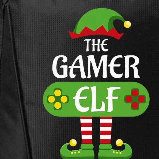 Gamer Elf Christmas Matching Group Family City Backpack