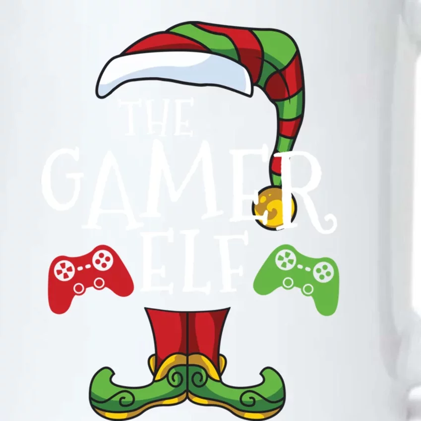 Gamer Elf Christmas Family Matching Funny IM The Gaming Elf Gift Black Color Changing Mug