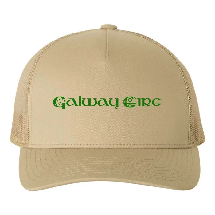 Galway Eire County Galway Ireland Eire Yupoong Adult 5-Panel Trucker Hat