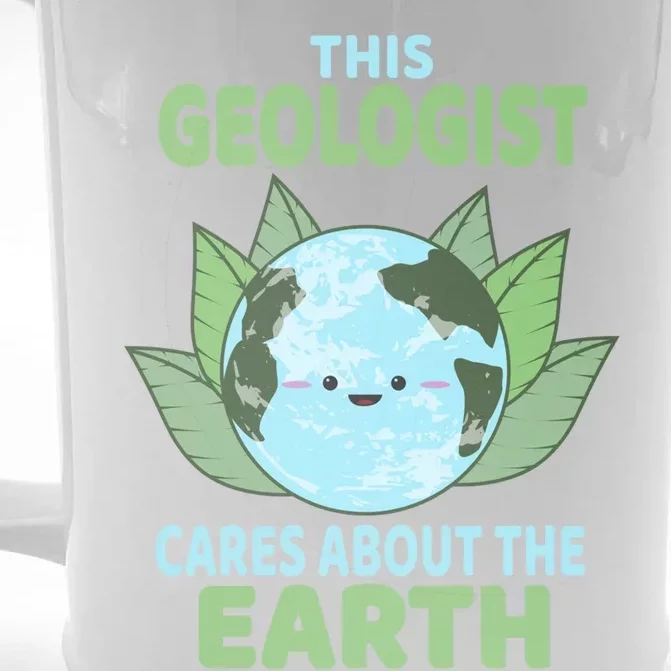 Geologist Earth Day Environtal Awareness Gift Front & Back Beer Stein