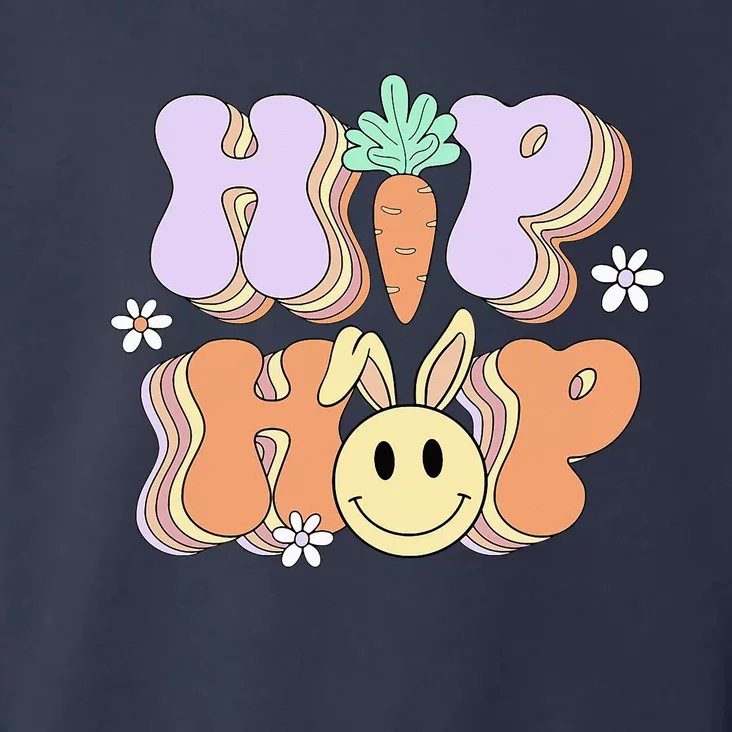 Groovy Easter Day Hip Hop Cute Rabbit Bunny Carrot Toddler Hoodie