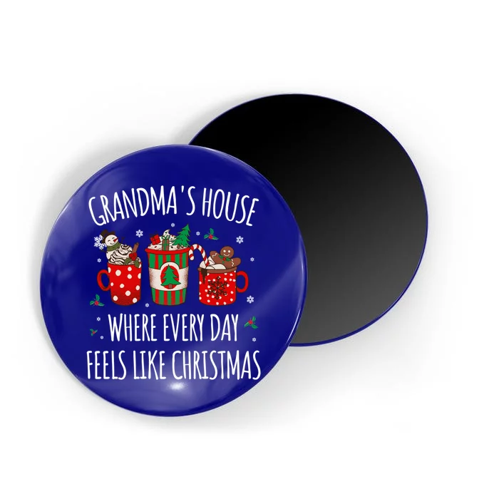 Grandma Every Day Like Christmas Grandparents Cookies Santa Gift Magnet