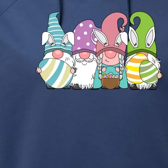 Gnome Easter Egg Hunt Performance Fleece Hoodie