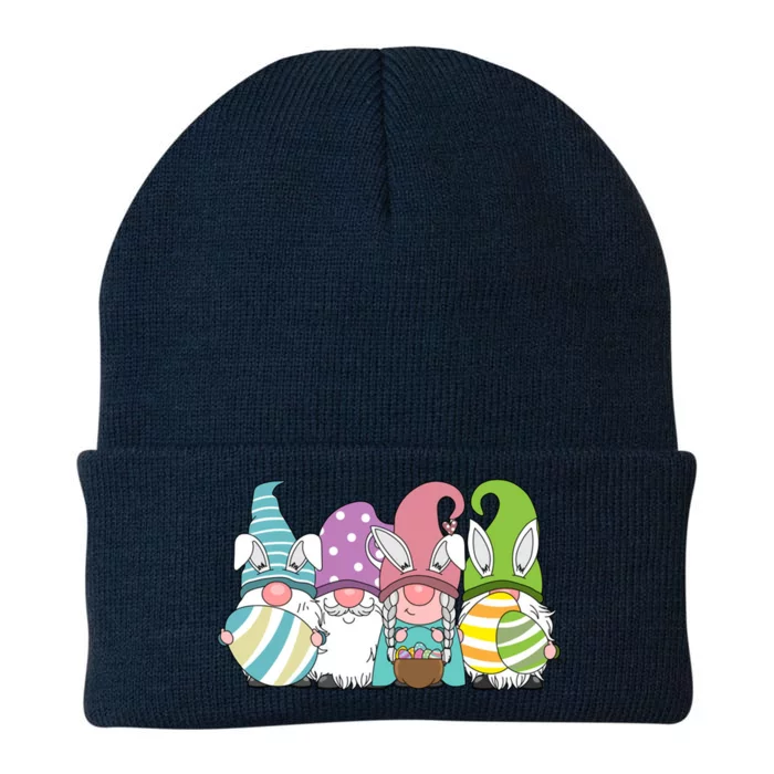 Gnome Easter Egg Hunt Knit Cap Winter Beanie