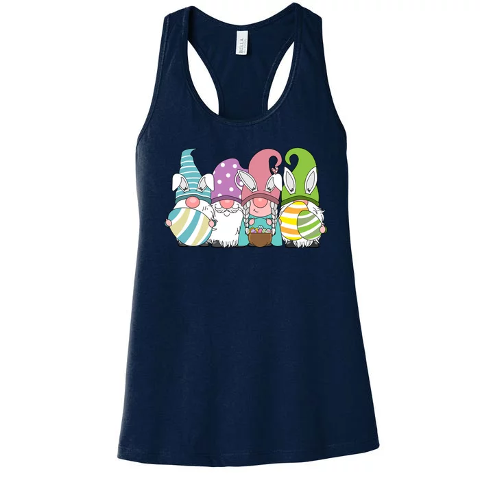 Gnome Easter Egg Hunt Women's Racerback Tank