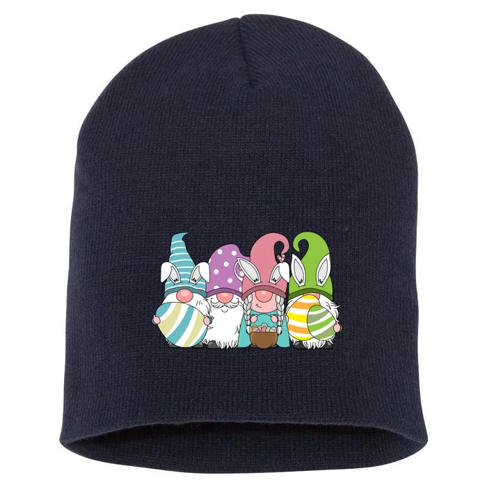 Gnome Easter Egg Hunt Short Acrylic Beanie