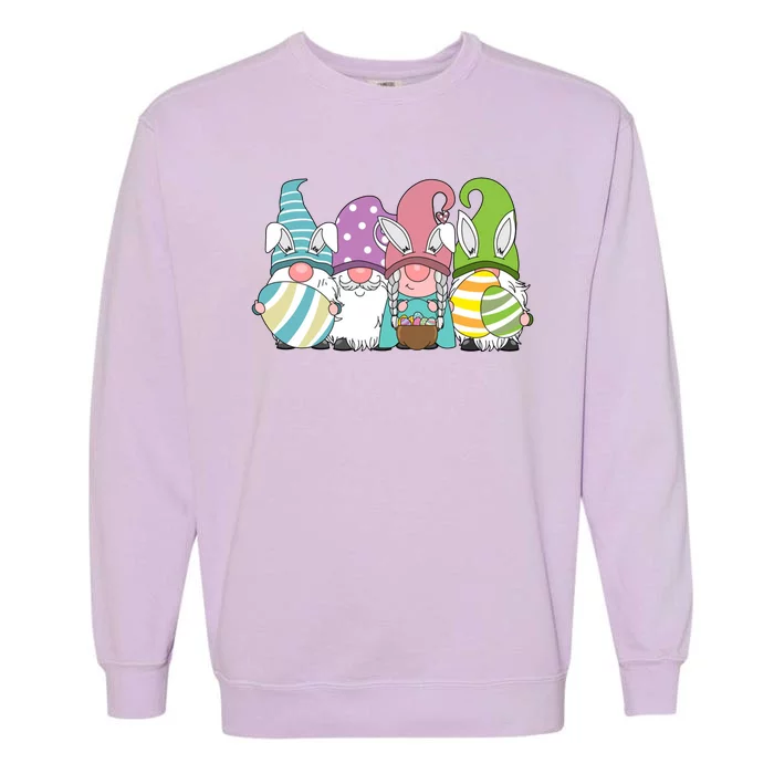 Gnome Easter Egg Hunt Garment-Dyed Sweatshirt