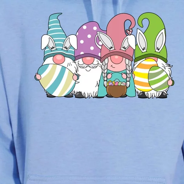 Gnome Easter Egg Hunt Unisex Surf Hoodie