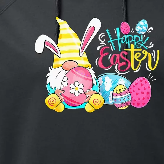 Gnome Easter Egg Hunt Gnomes Bunny Happy Easter Day Gifts Performance Fleece Hoodie