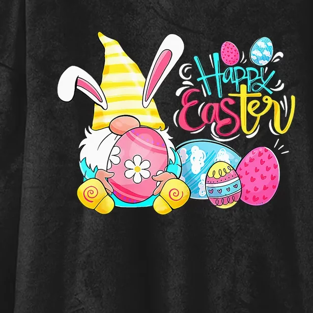 Gnome Easter Egg Hunt Gnomes Bunny Happy Easter Day Gifts Hooded Wearable Blanket