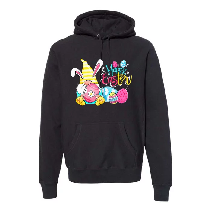 Gnome Easter Egg Hunt Gnomes Bunny Happy Easter Day Gifts Premium Hoodie