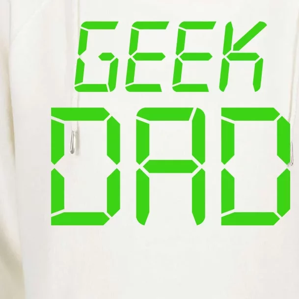 Geek Dad Womens Funnel Neck Pullover Hood