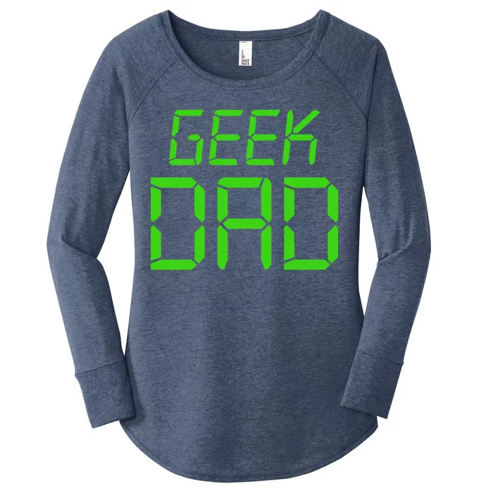 Geek Dad Women's Perfect Tri Tunic Long Sleeve Shirt