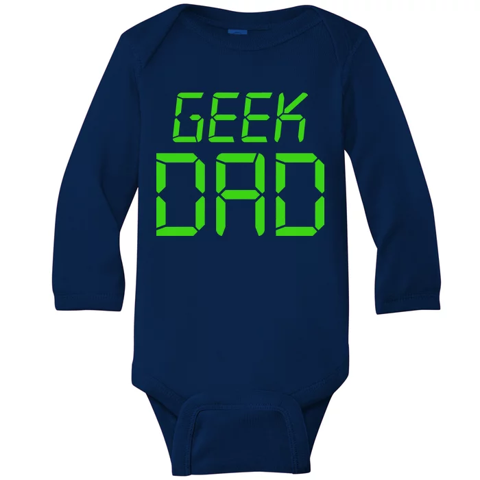 Geek Dad Baby Long Sleeve Bodysuit