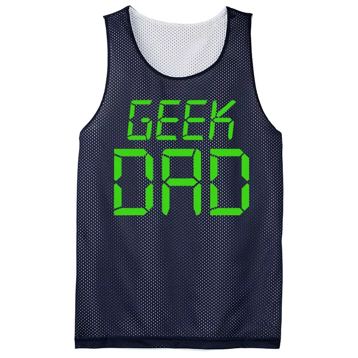 Geek Dad Mesh Reversible Basketball Jersey Tank