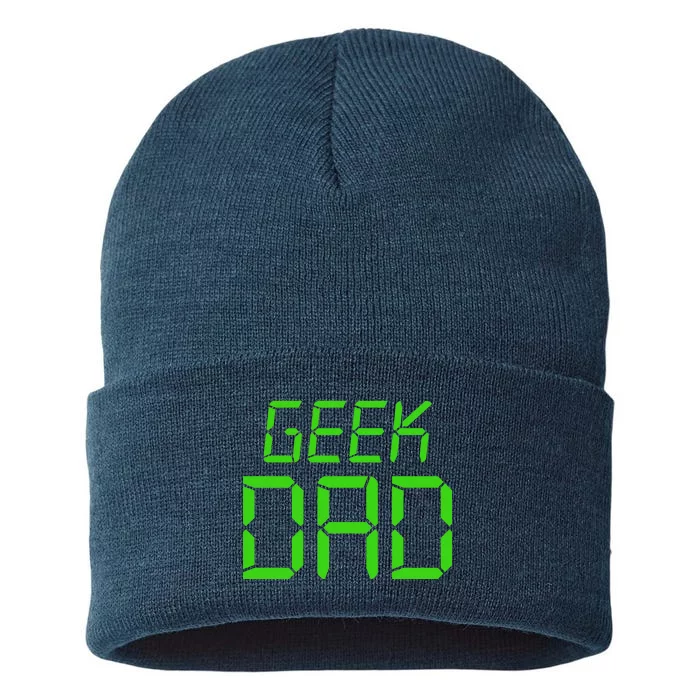 Geek Dad Sustainable Knit Beanie