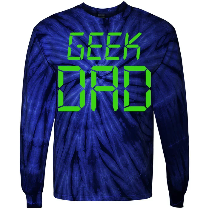 Geek Dad Tie-Dye Long Sleeve Shirt