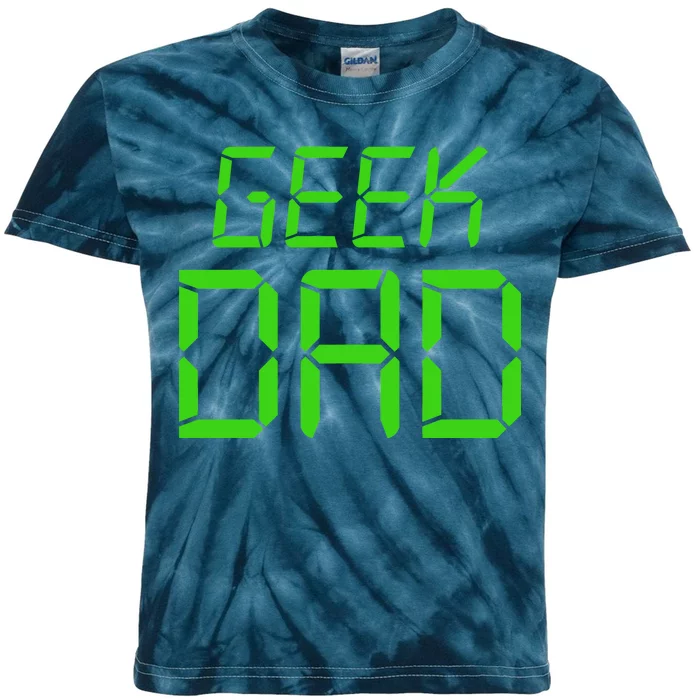 Geek Dad Kids Tie-Dye T-Shirt