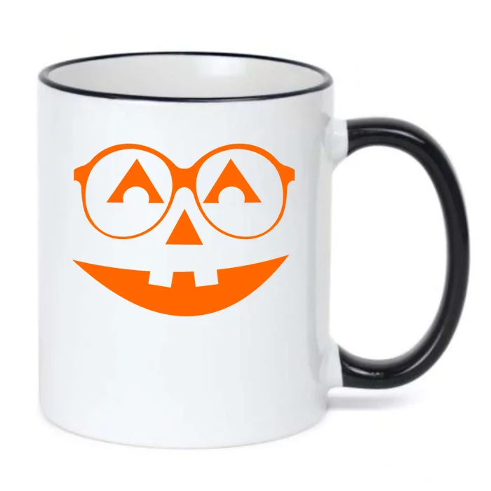 Geeky Pumpkin Jack O Lantern Black Color Changing Mug