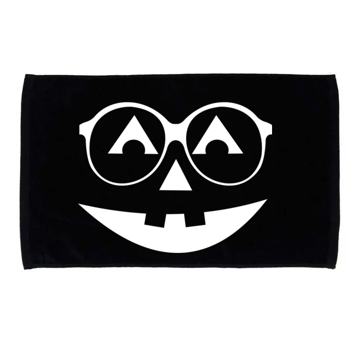 Geeky Pumpkin Jack O Lantern Microfiber Hand Towel