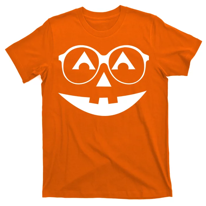 Geeky Pumpkin Jack O Lantern T-Shirt