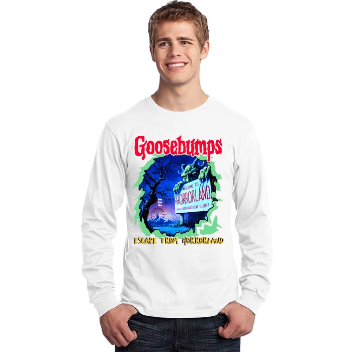 Goosebumps Escape From Horrorland Goosebumps Halloween Tall Long Sleeve T-Shirt