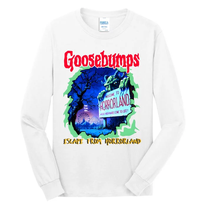 Goosebumps Escape From Horrorland Goosebumps Halloween Tall Long Sleeve T-Shirt