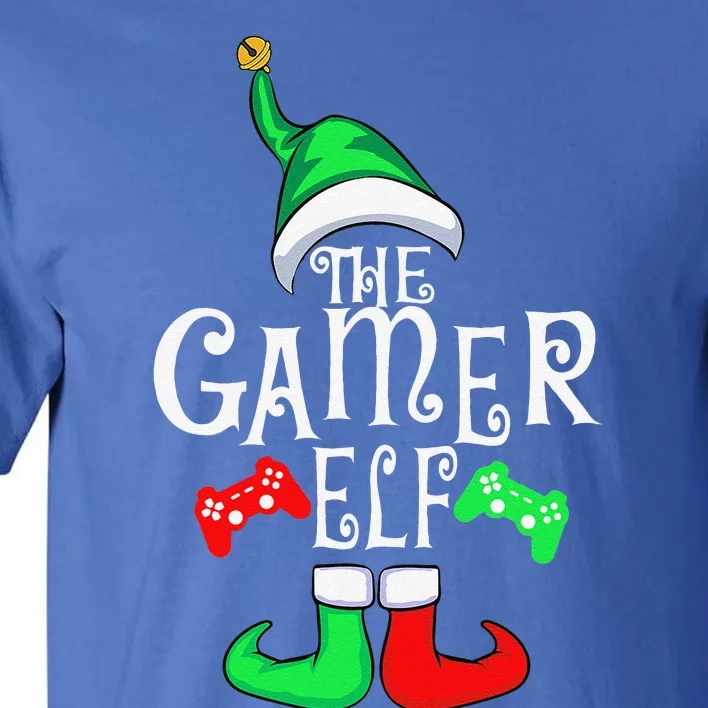 Gamer ELF Family Matching Christmas Xmas Gaming Gifts Tall T-Shirt