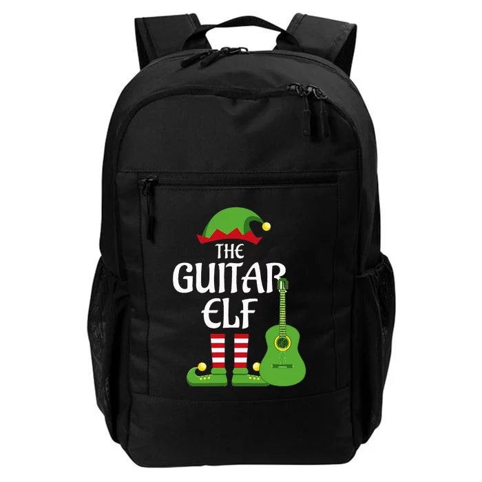 Guitar Elf Family Matching Group Christmas Daily Commute Backpack