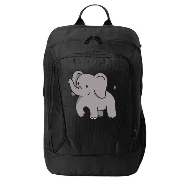 Grey Elephant For Elephant Fans And Mammoth Friends Gift City Backpack