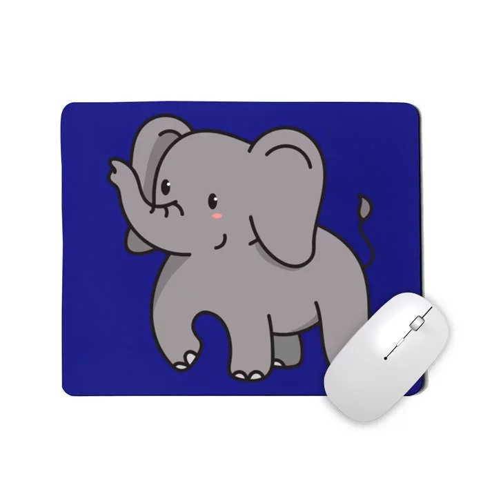 Grey Elephant For Elephant Fans And Mammoth Friends Gift Mousepad