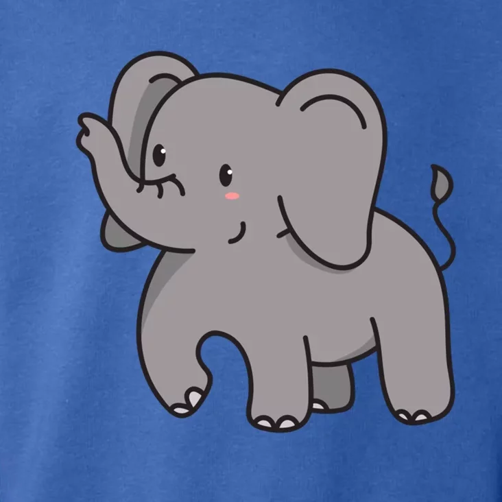 Grey Elephant For Elephant Fans And Mammoth Friends Gift Toddler Hoodie