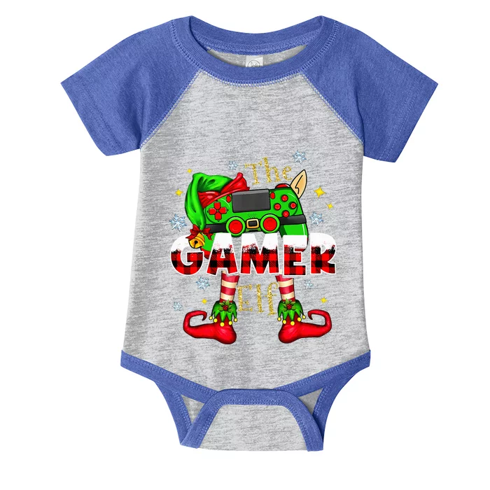 Gamer Elf Family Matching Group Christmas Video Game Xmas Infant Baby Jersey Bodysuit