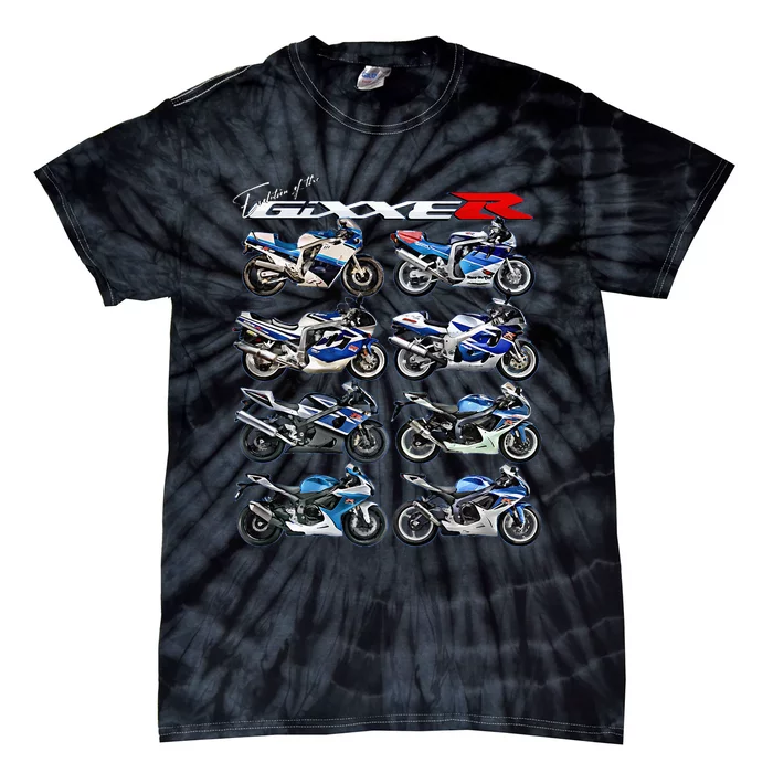 Gixxer Evolution Gsxr Road Racing Motorcycle Tie-Dye T-Shirt