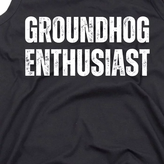 Groundhog Enthusiast Tank Top