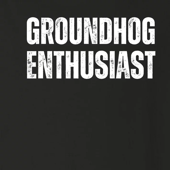 Groundhog Enthusiast Toddler Long Sleeve Shirt