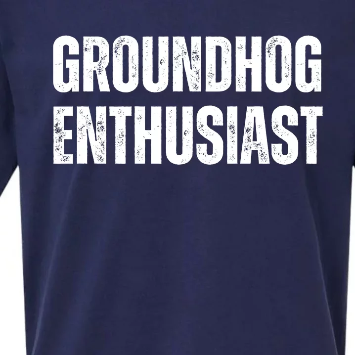 Groundhog Enthusiast Sueded Cloud Jersey T-Shirt