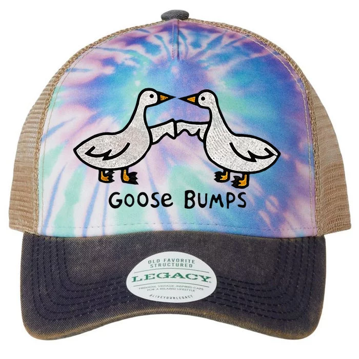 Goose Embroidered Goose Bumps Silly Goose Legacy Tie Dye Trucker Hat