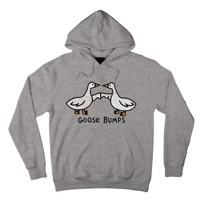 Goose Embroidered Goose Bumps Silly Goose Tall Hoodie