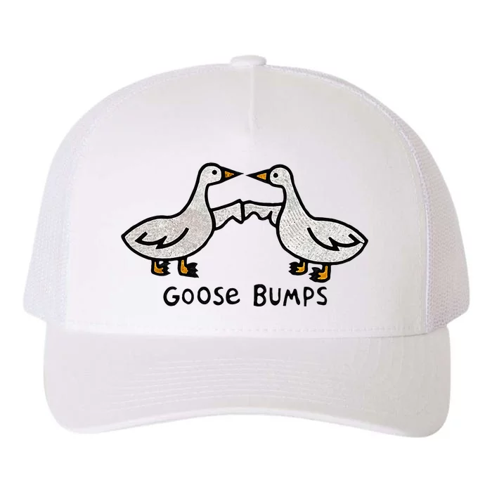 Goose Embroidered Goose Bumps Silly Goose Yupoong Adult 5-Panel Trucker Hat