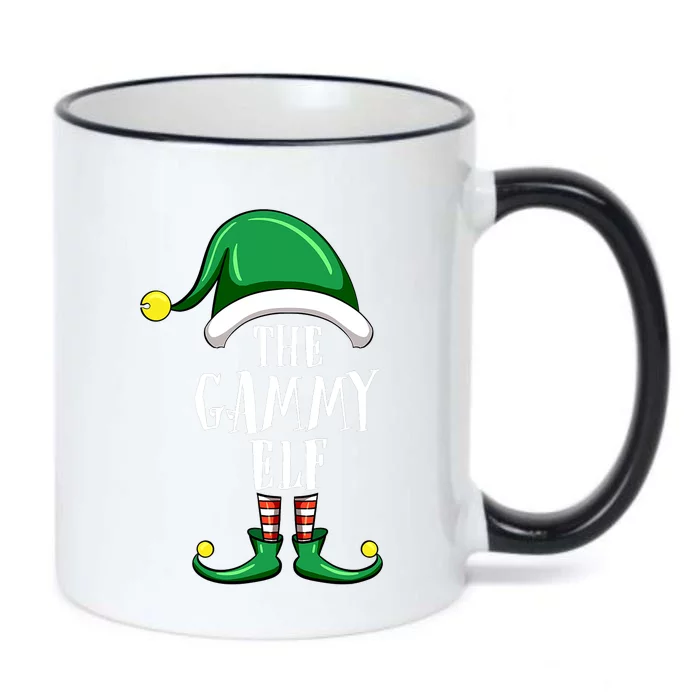 Gammy Elf Group Matching Family Christmas Funny Black Color Changing Mug